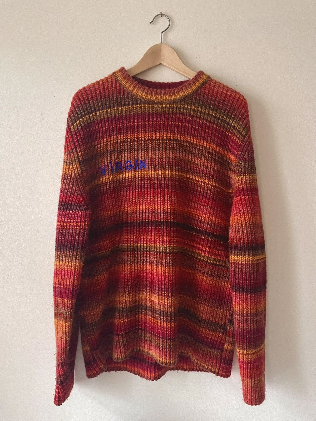 ERL ERL Crew Neck Virgin Wool Blend Knit Pullover Size US S / EU 44-46 / 1 - 1 Thumbnail