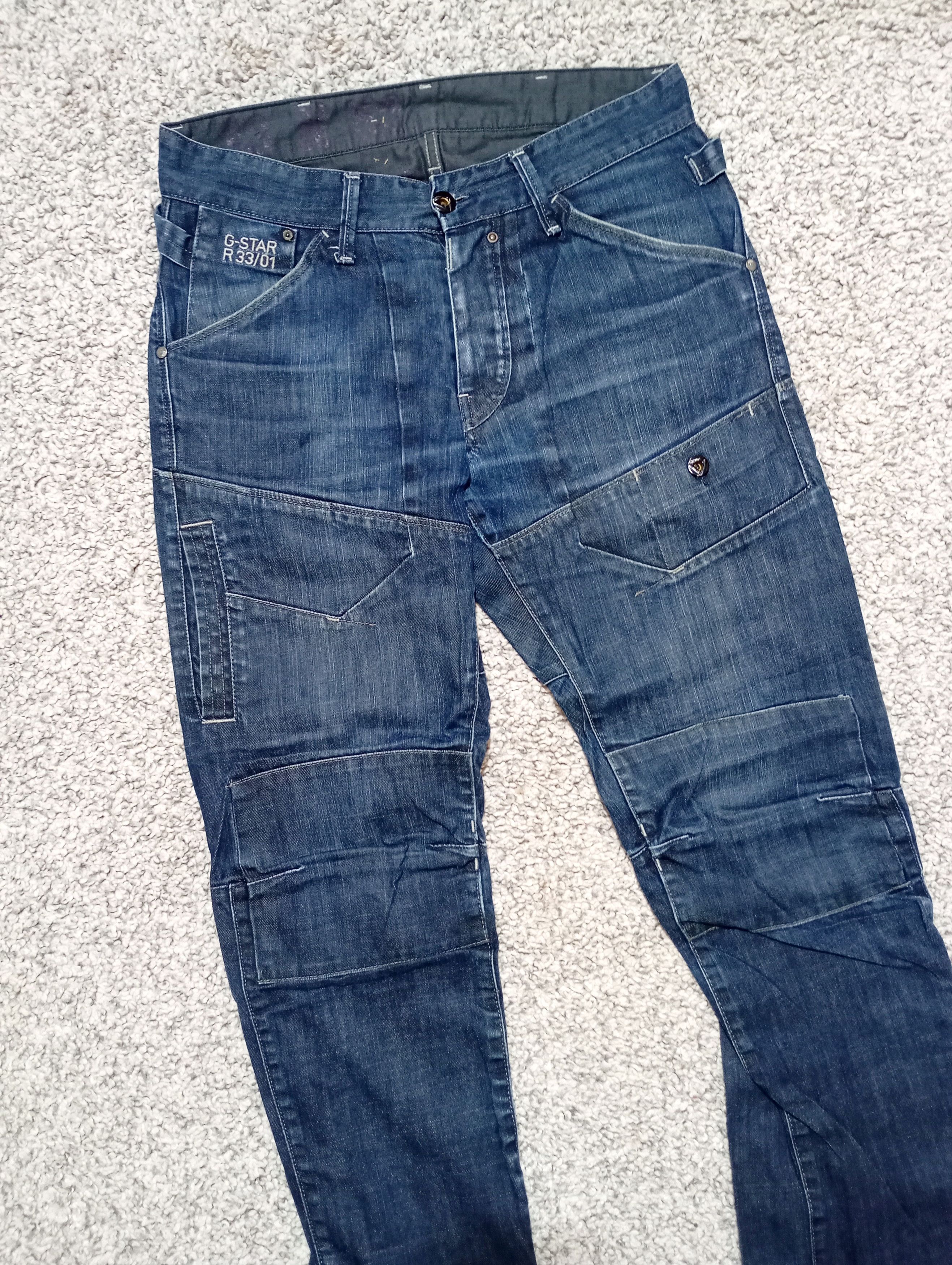 G-Star G Star Raw Vintage Mens Denim Pants Double Knee Jeans Size US 31 - 13 Thumbnail