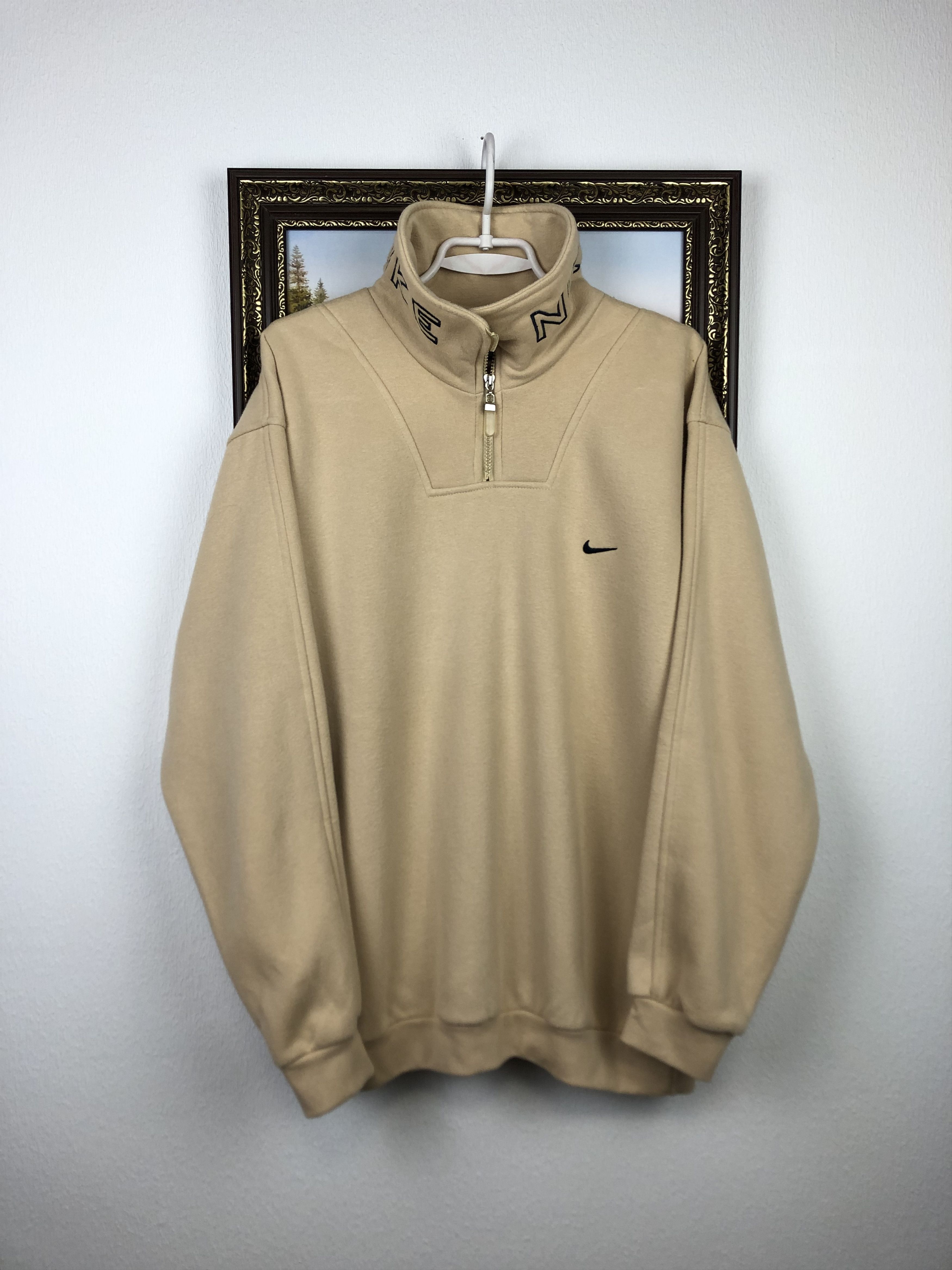 Nike Vintage Nike Sweatshirt Warm Big Swoosh Crewneck Mens Rare Size US XL / EU 56 / 4 - 1 Thumbnail