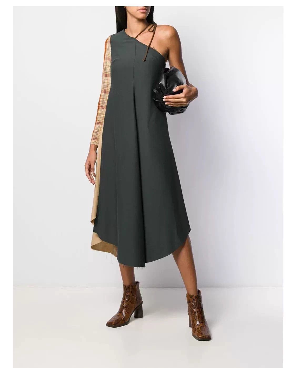Other song for the mute solid check paneled dress 34 Size XXS / US 00 / IT 34 - 7 Thumbnail
