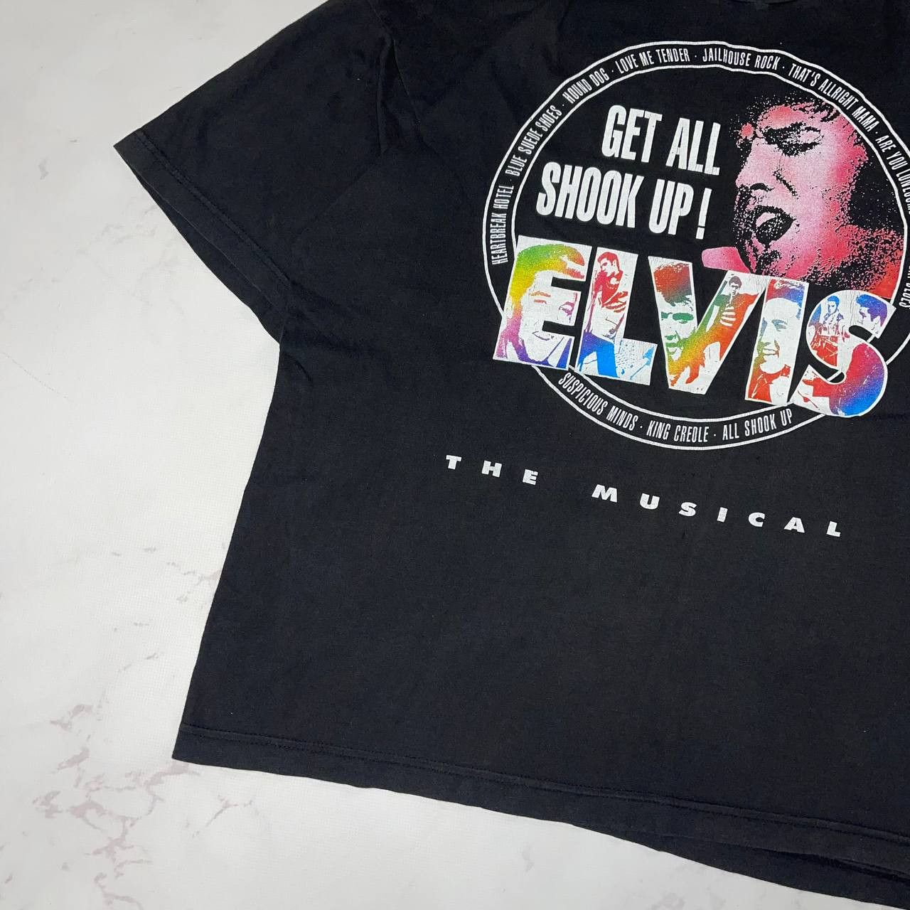 Vintage Vintage Elvis Presley Get All Shook Up! Rock tee Sz XL Size US XL / EU 56 / 4 - 8 Thumbnail
