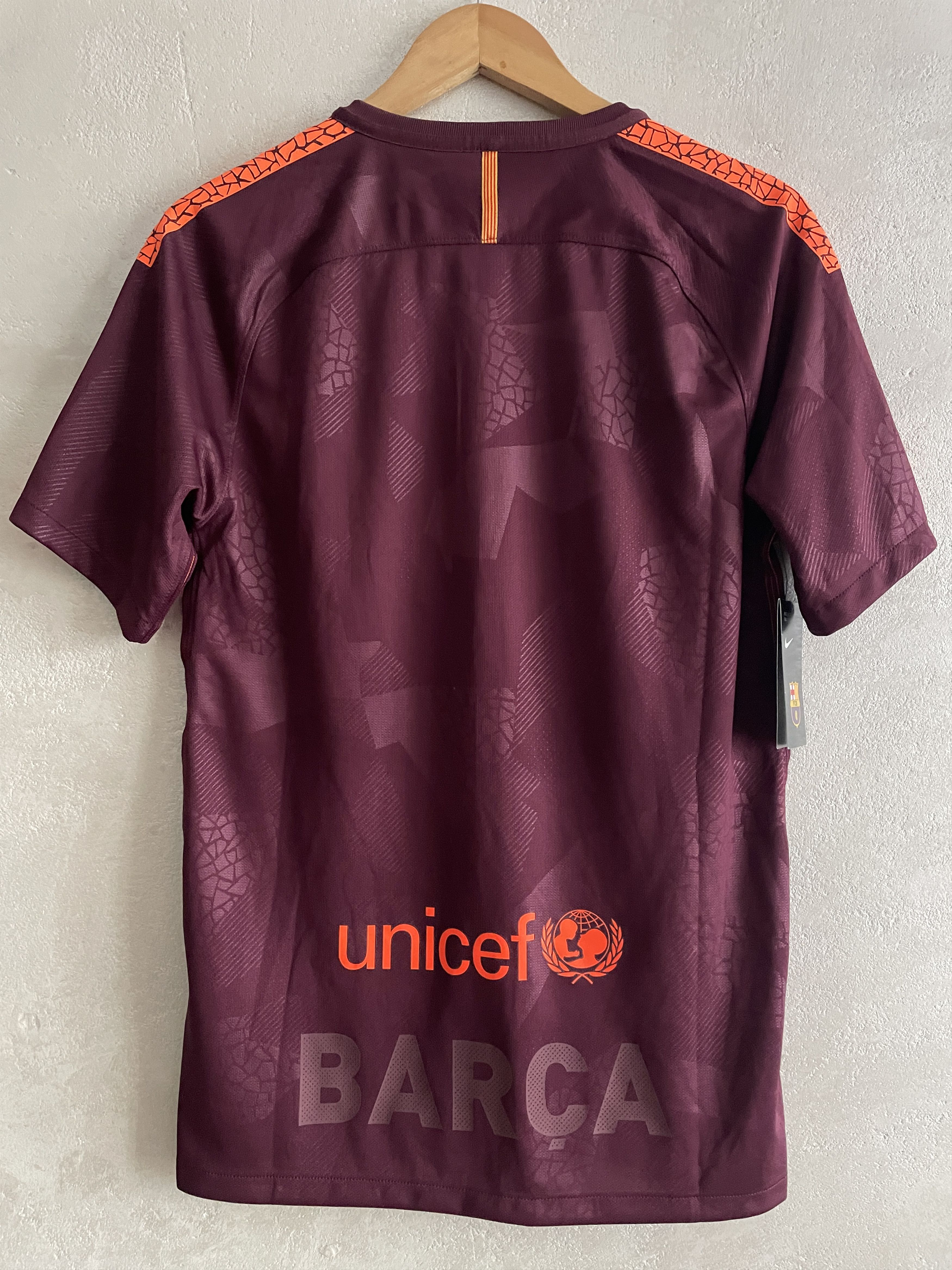 Nike Barcelona Third Football Shirt 2017 2018 Soccer Jersey Size US S / EU 44-46 / 1 - 2 Thumbnail