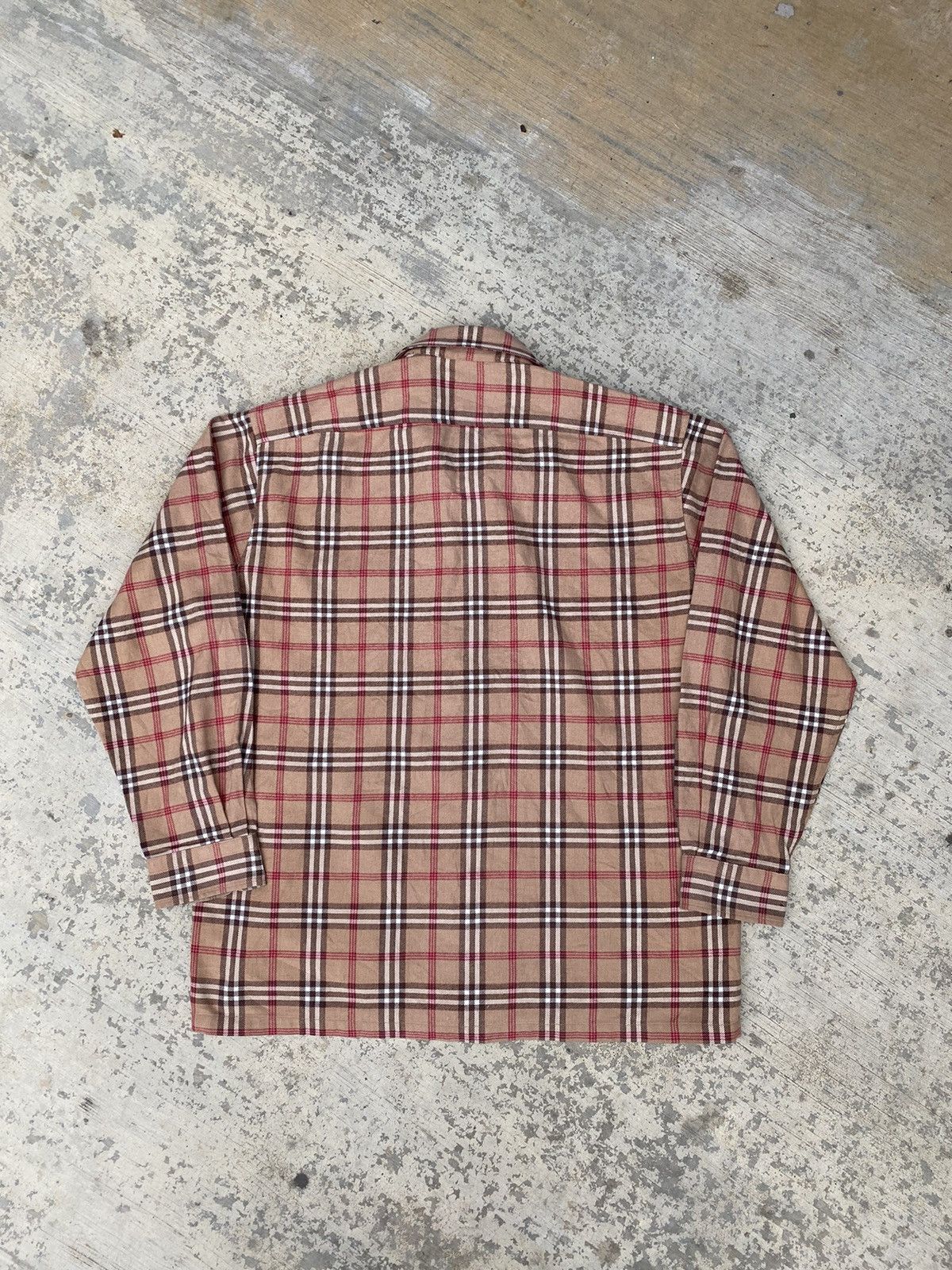 Japanese Brand Sablina Valentino nova check long sleeve shirts flannel Size US L / EU 52-54 / 3 - 2 Thumbnail