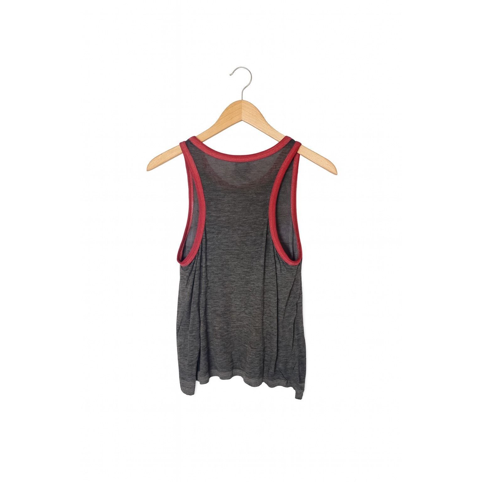 Other Modern Lux Women’s XL Gray USA Tank Top Red White Blue Strip Size XL / US 12-14 / IT 48-50 - 4 Thumbnail