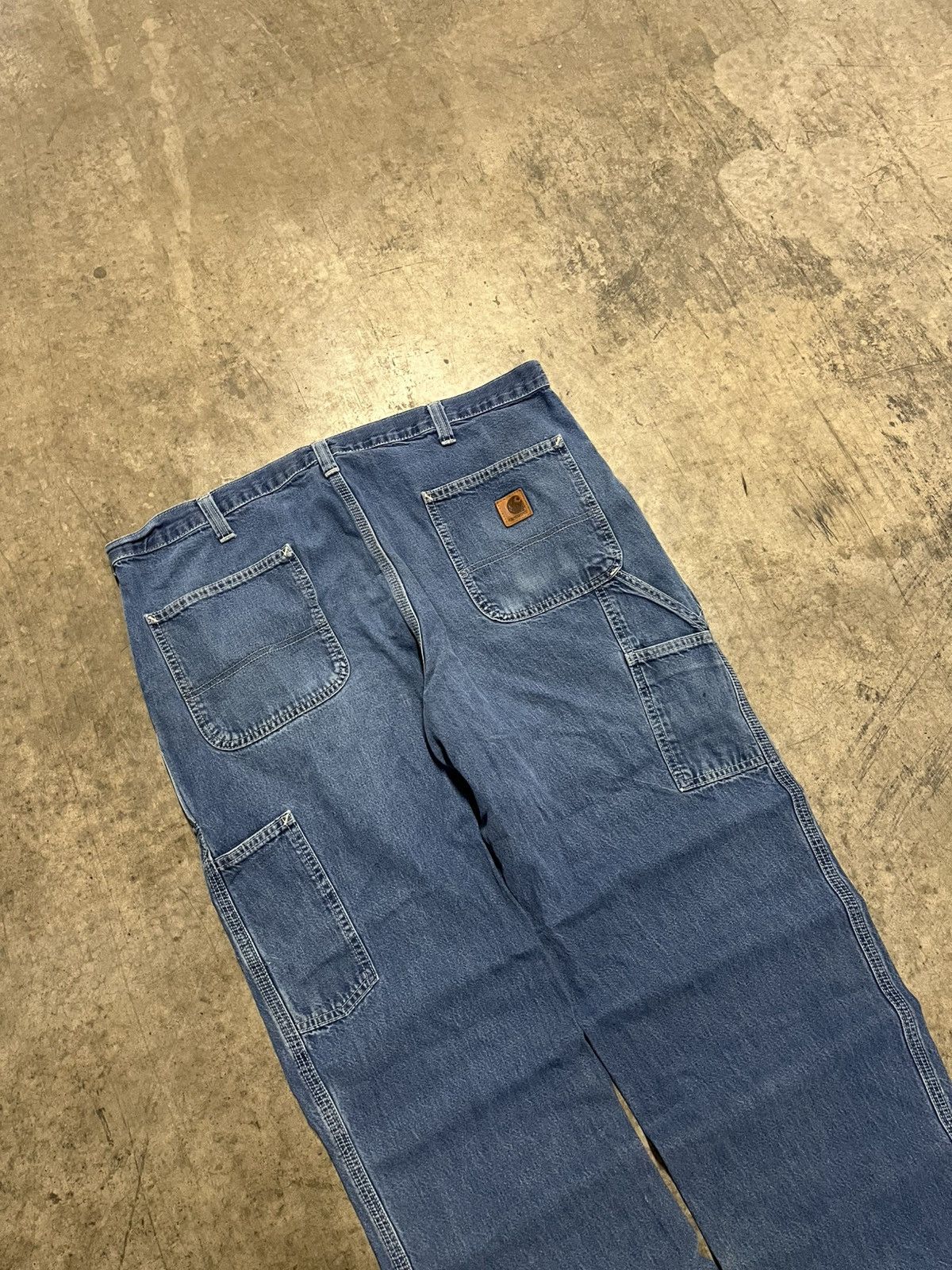 Carhartt × Vintage Carhartt baggy cargo pants skater hype rare workwear Size US 38 / EU 54 - 3 Thumbnail