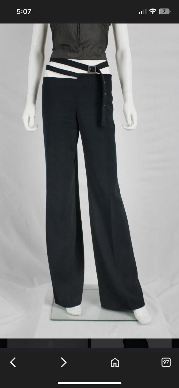 Dirk Bikkembergs 90s DIRK BIKKEMBERGS PENCIL SKIRT Size 26" / US 2 / IT 38 - 8 Thumbnail