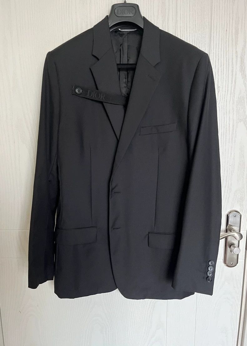 Dior Dior Black suit with logo on the chest 2502-Nextarrow | Grailed