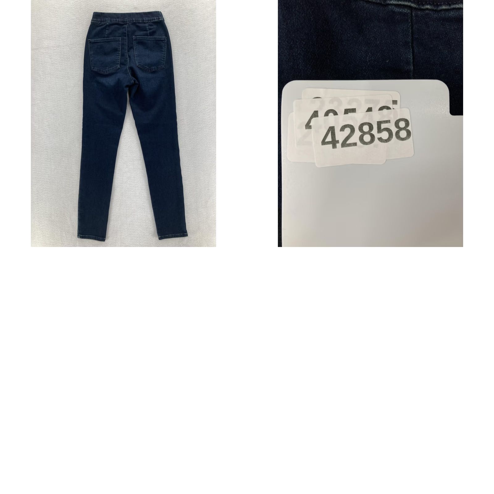 Express Express Jeans Womens Small Blue High Rise Skinny PulLOn Jeggings Supersoft Knit Size 28" / US 6 / IT 42 - 9 Thumbnail