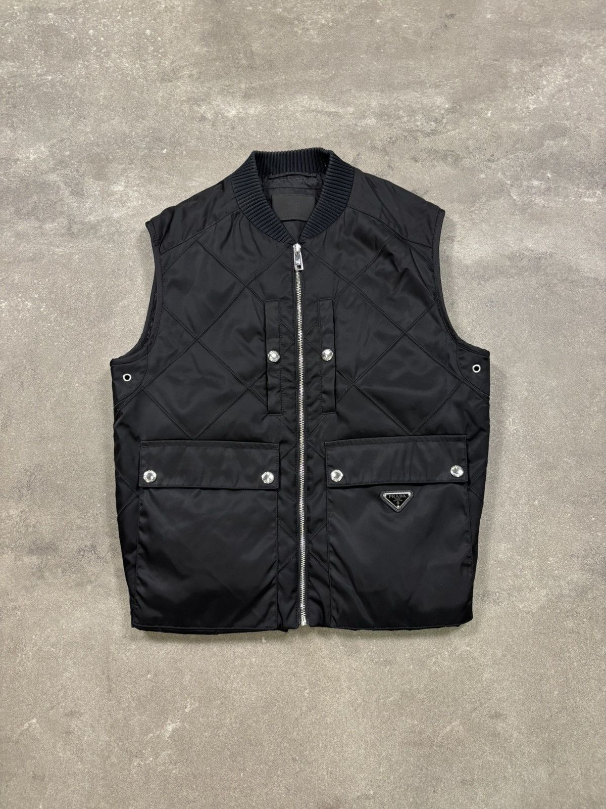 Miu Miu × Prada Miu Miu 1999 'Hidden Pockets' Technical Vest | Grailed