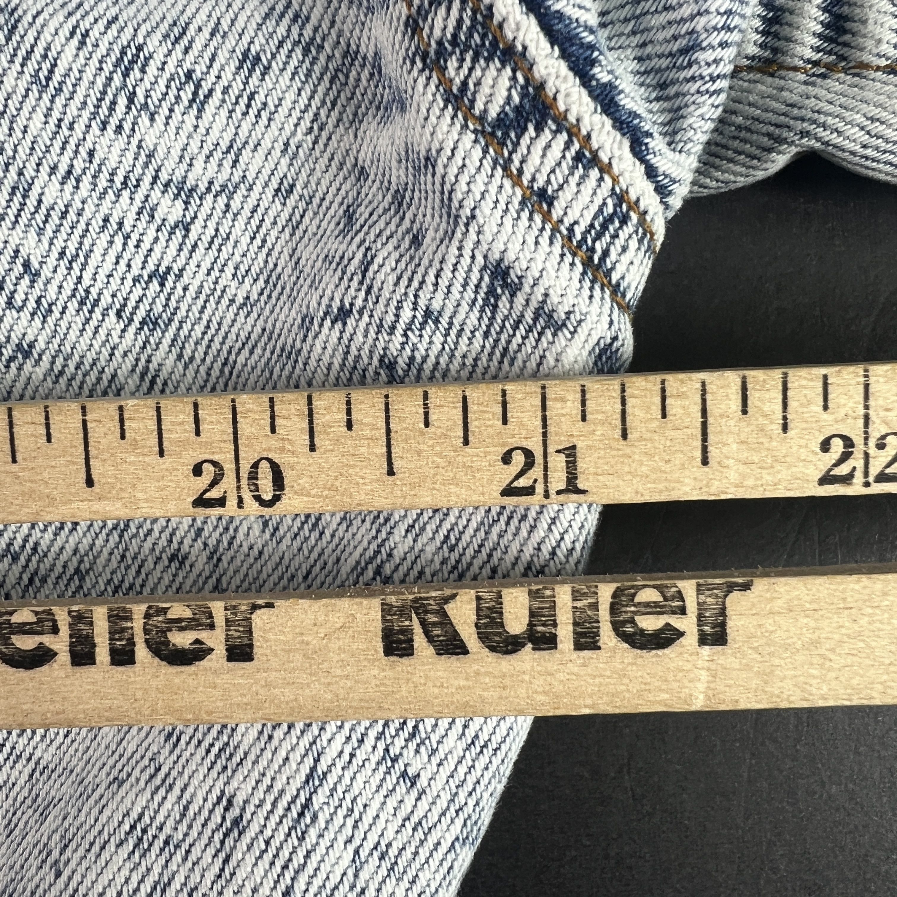 Levi's VTG Levi's Big Jean Jacket Faded Acid Wash Trucker USA Made Size L / US 10 / IT 46 - 15 Thumbnail