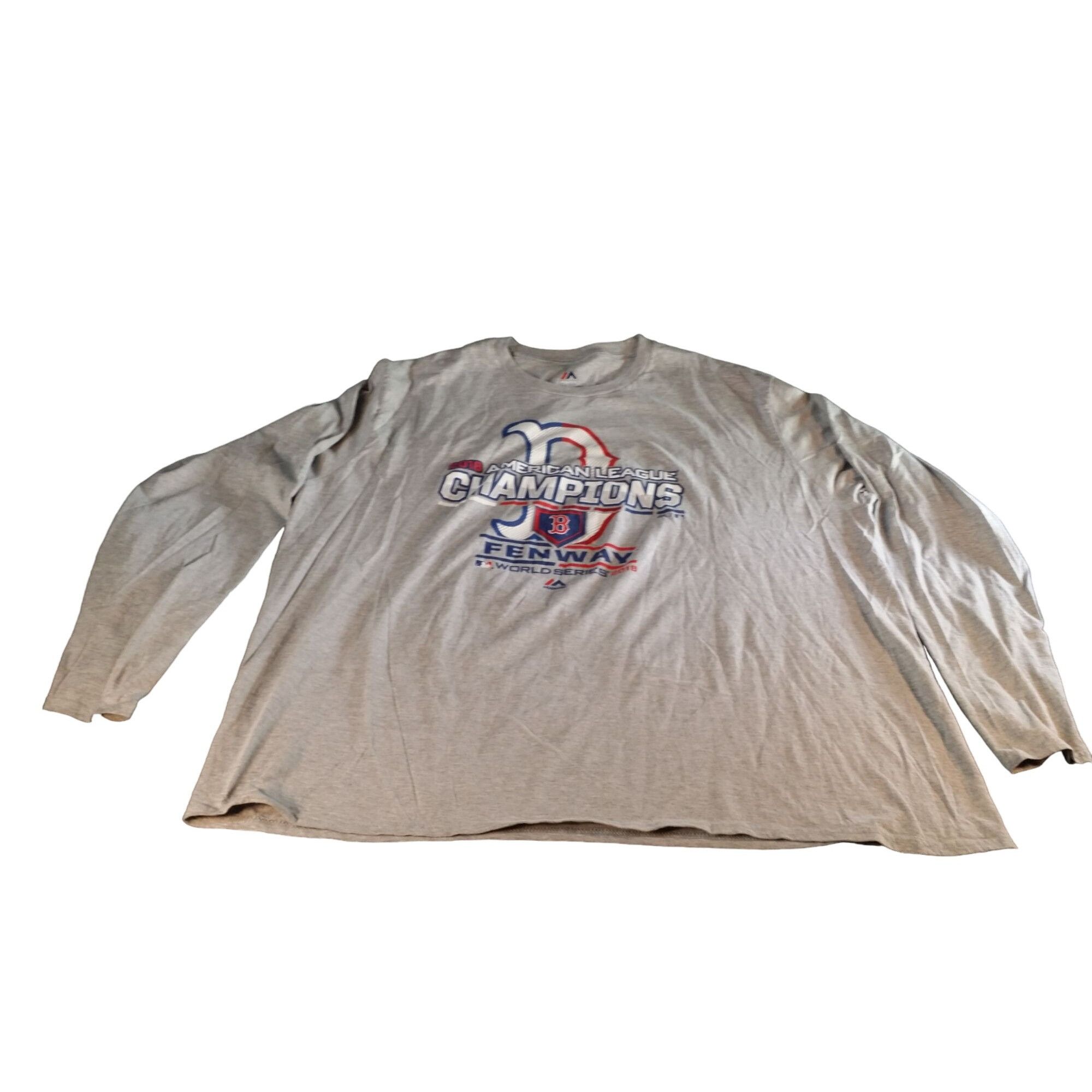 Majestic Boston Red Sox Tshirt Men Sz 3XL 2018 ALCS Champs MLB Sports Size US XXL / EU 58 / 5 - 1 Thumbnail