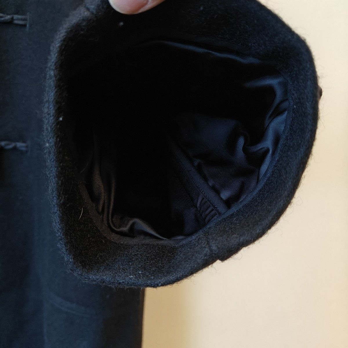 Auralee LNWOT Black Wool toggle duffle coat, Japan $1350 Size US XXL / EU 58 / 5 - 8 Thumbnail