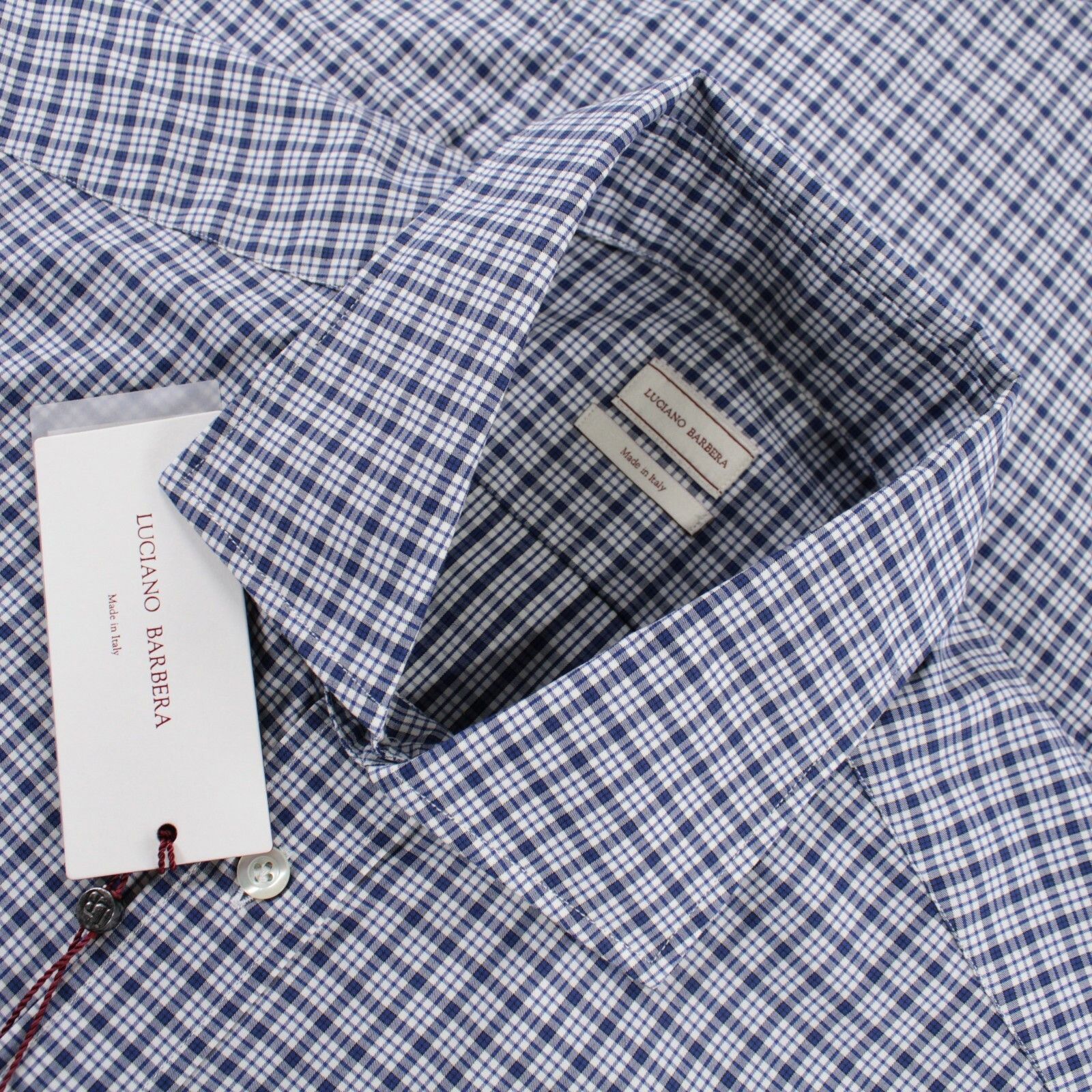 Luciano Barbera Luciano Barbera New with tags Shirt Size XL US In Blue Size US XL / EU 56 / 4 - 1 Thumbnail