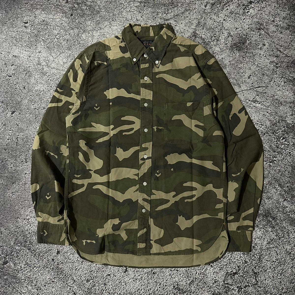 Beams Japan Beams Military Camo Button Up Long Shirt Size US S / EU 44-46 / 1 - 2 Thumbnail