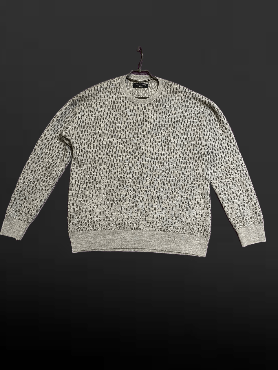 Allsaints Avant-Garde Streetwear Long Sleeve Gray Allsaints Size US M / EU 48-50 / 2 - 1 Thumbnail