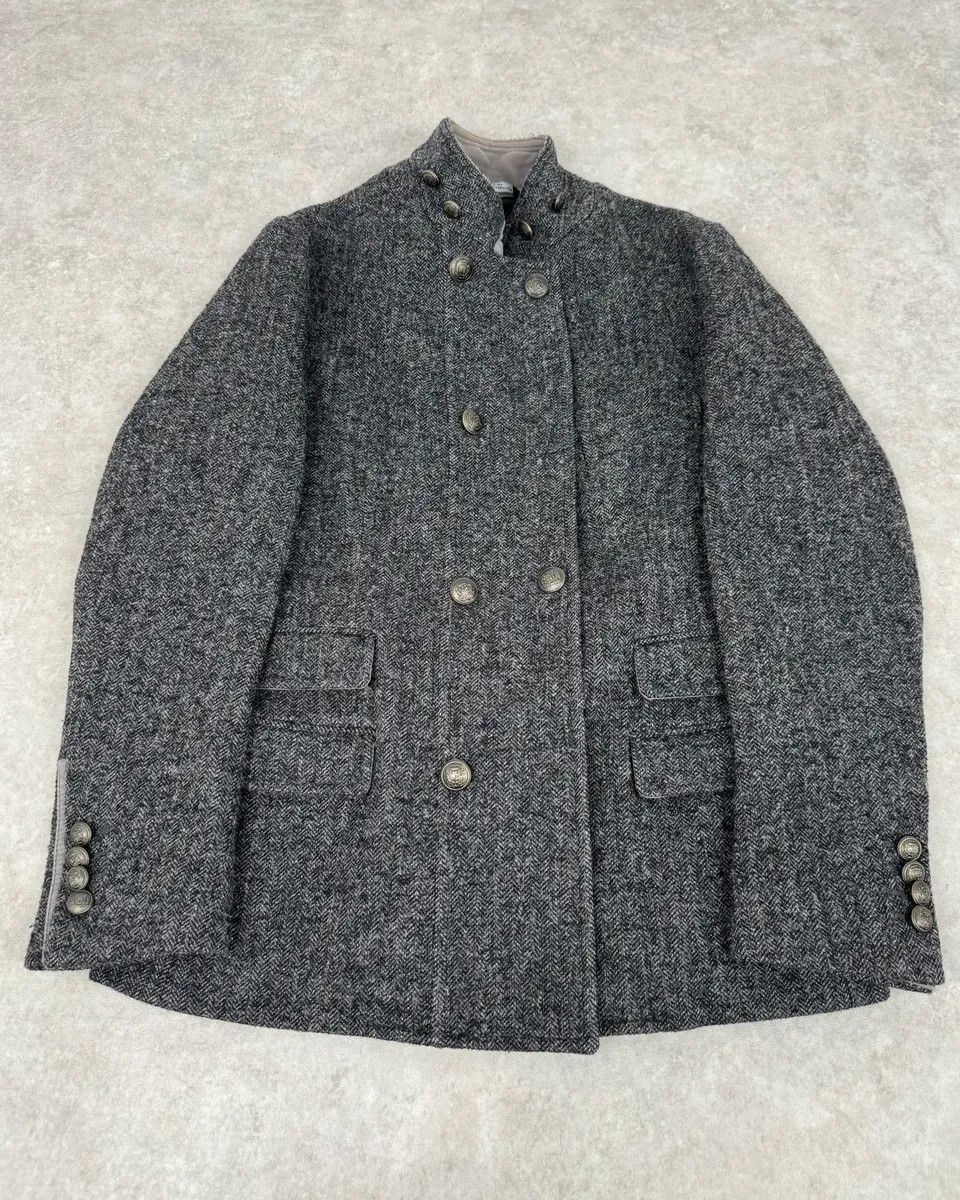 Dolce & Gabbana AW2008 Dolce & Gabbana Grey Wool Buttoned Coat Size US M / EU 48-50 / 2 - 1 Thumbnail