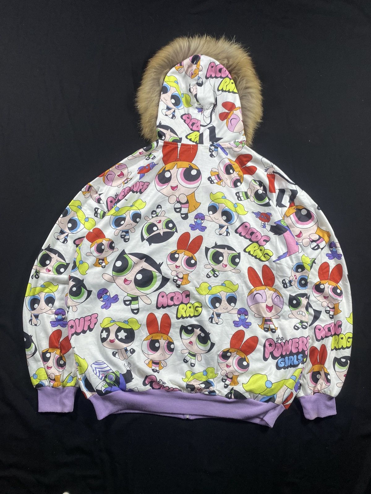 Cartoon Network Cartoon Powerpuff Girls X Acocrag full print zip fur hoodie Size US XL / EU 56 / 4 - 2 Thumbnail