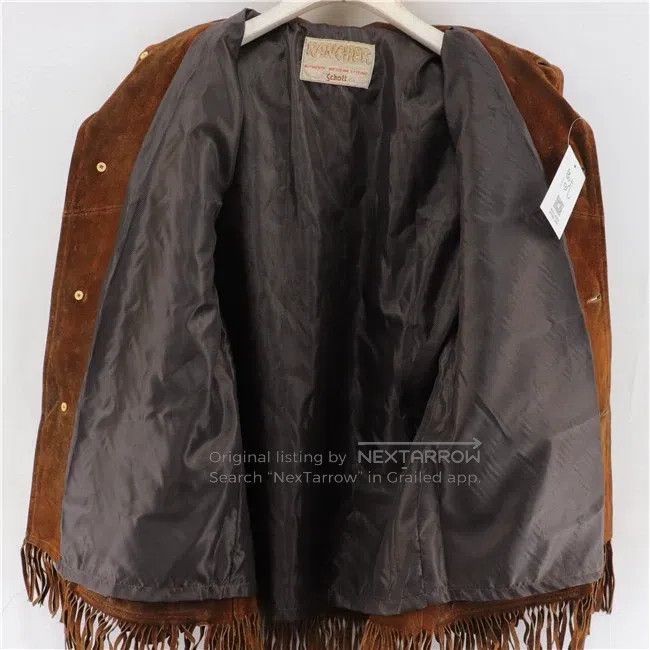 Schott Schott Suede tassel leather coat Size US M / EU 48-50 / 2 - 7 Thumbnail