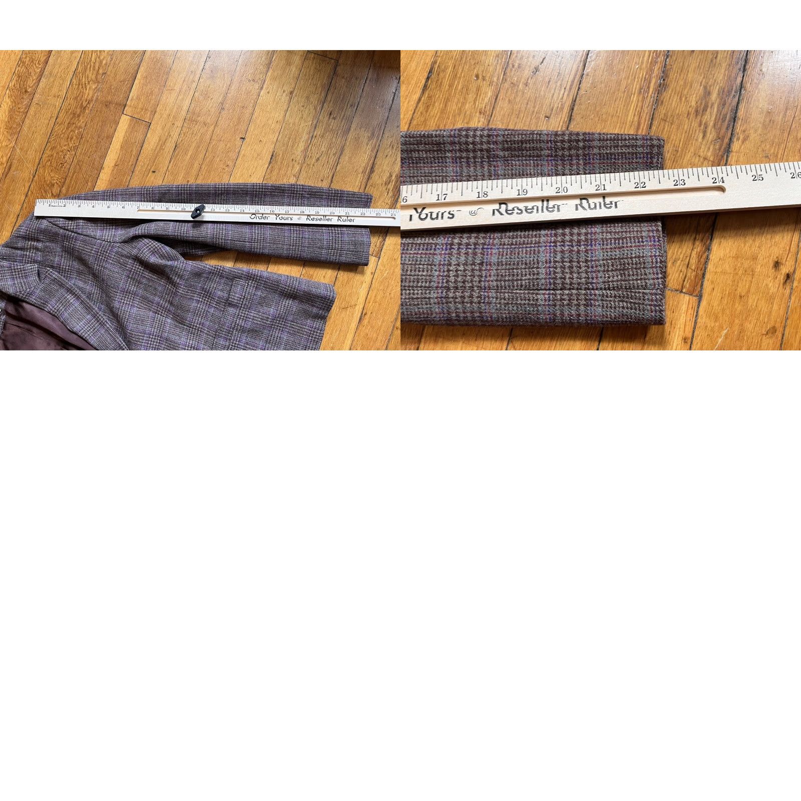 Pendleton VINTAGE Pendleton Blazer Women’s 14 Beige Purple Tartan Plaid Shirt Size XL / US 12-14 / IT 48-50 - 9 Thumbnail