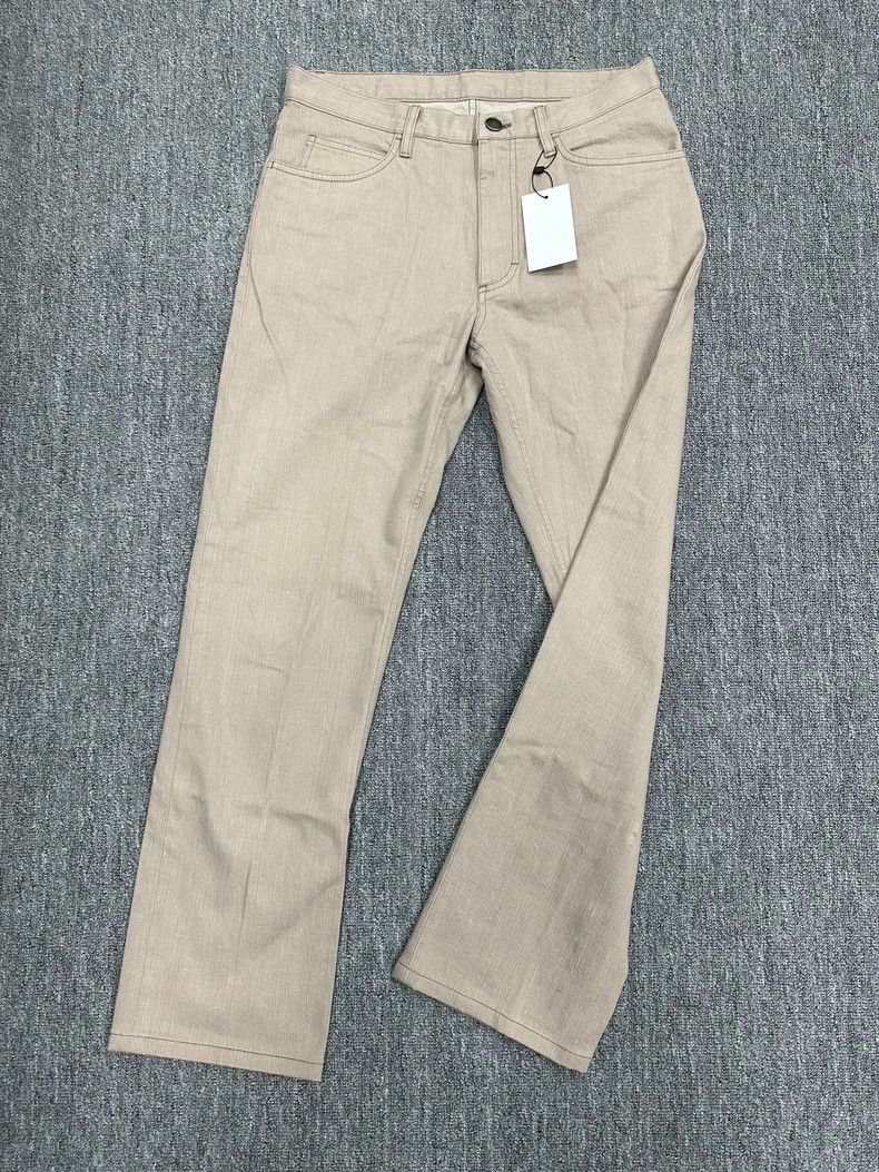 Loro Piana LORO PIANA Khaki Denim Trousers Size 31 Size US 31 - 1 Thumbnail