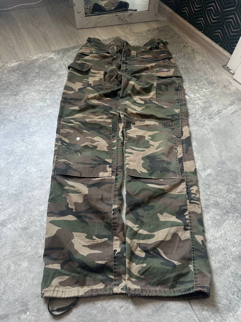 Pre-owned Hysteric Glamour X If Six Was Nine Camo Vintage Dickies 90's Baggy Cargo Pants If Six Was Nine (size 32)