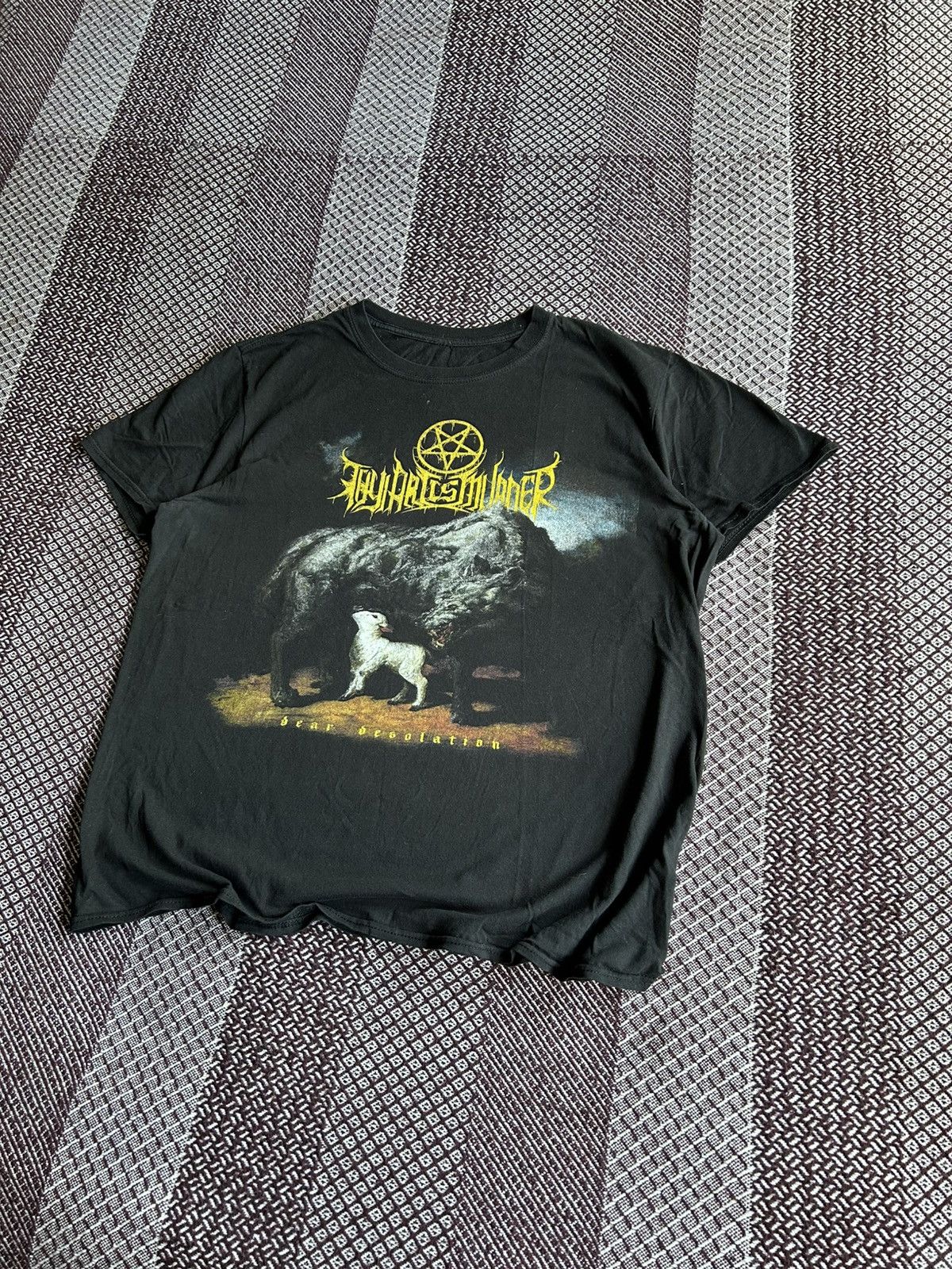Band Tees × Vintage Vintage Punk Graphic Print Art Is Murder Band T-shirt Rare Size US L / EU 52-54 / 3 - 2 Thumbnail