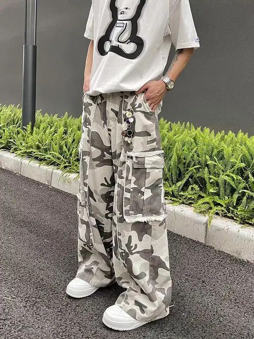 Japanese Brand Maki Camouflage High Street Vintage Loose Casual Pants Size US 32 / EU 48 - 2 Thumbnail