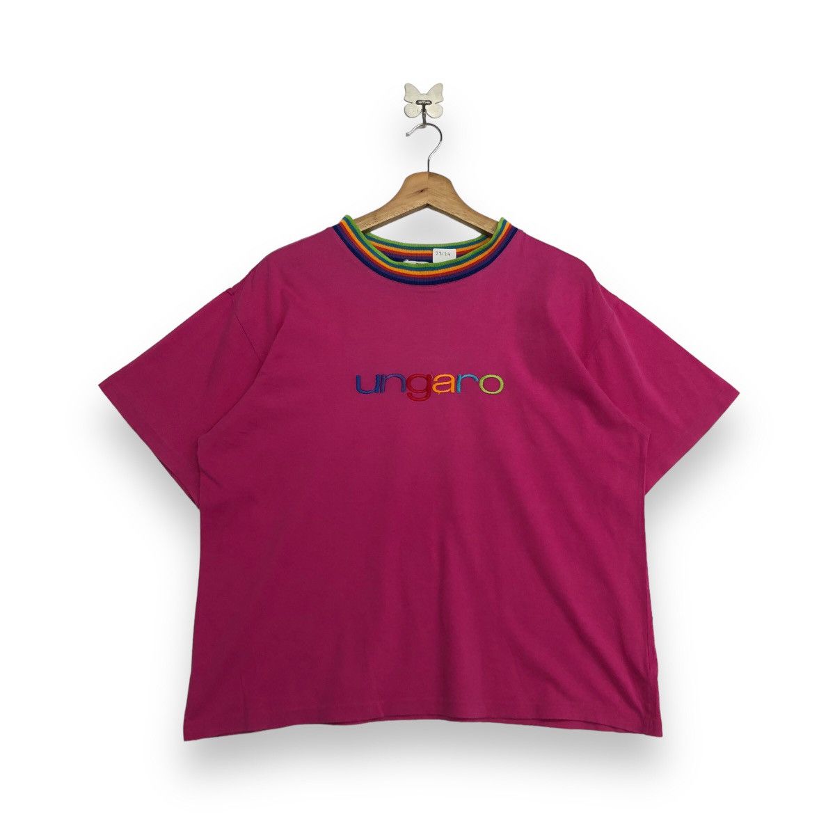 T-shirt UNGARO blanc pas cher - Matière-noble 11,90