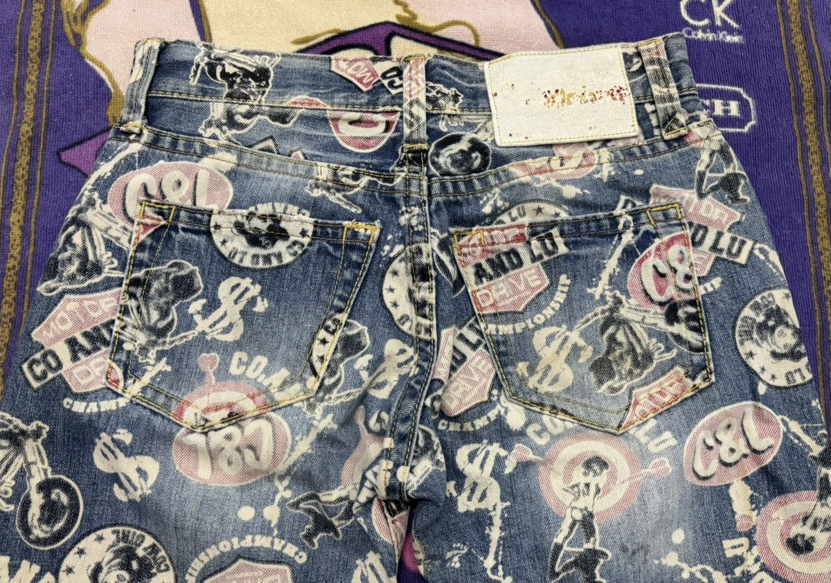 Japanese Brand CO&LU Rare Design Denim Pants Size 29" - 4 Thumbnail