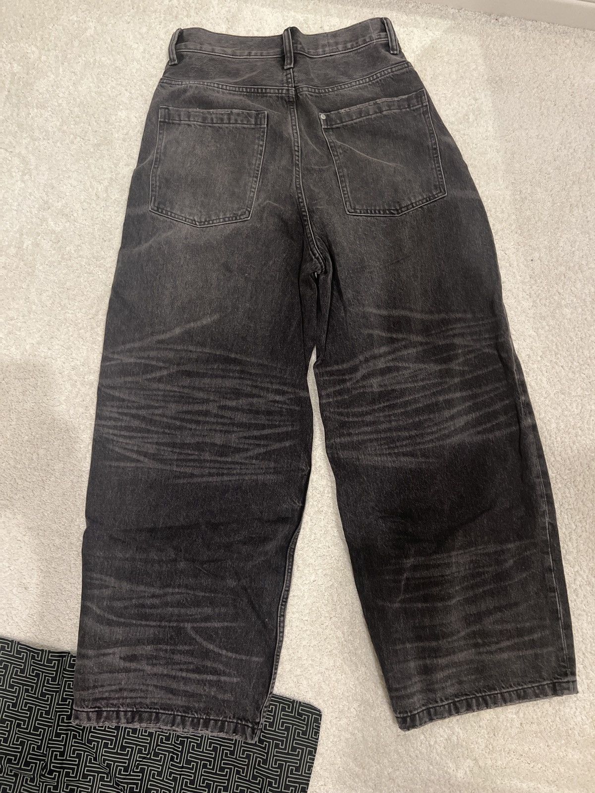 H&M H&M Super baggy black jeans Size US 28 / EU 44 - 2 Thumbnail
