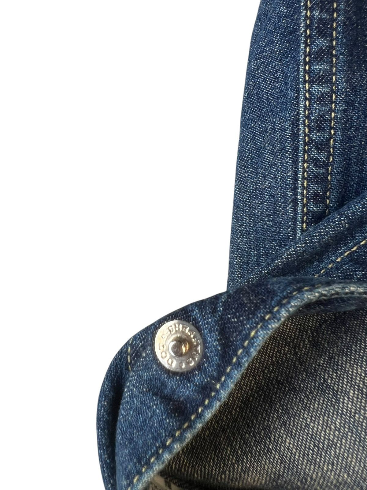 Levi's Vintage 2000 Levi’s Longhorn Snap Button Denim Western Shirt Size US L / EU 52-54 / 3 - 11 Thumbnail