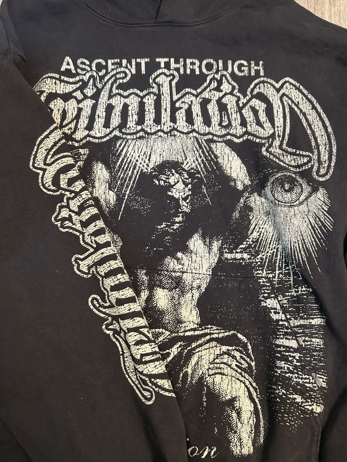MNML MNML Tribulation Hoodie - Off Black Size US XXL / EU 58 / 5 - 4 Thumbnail