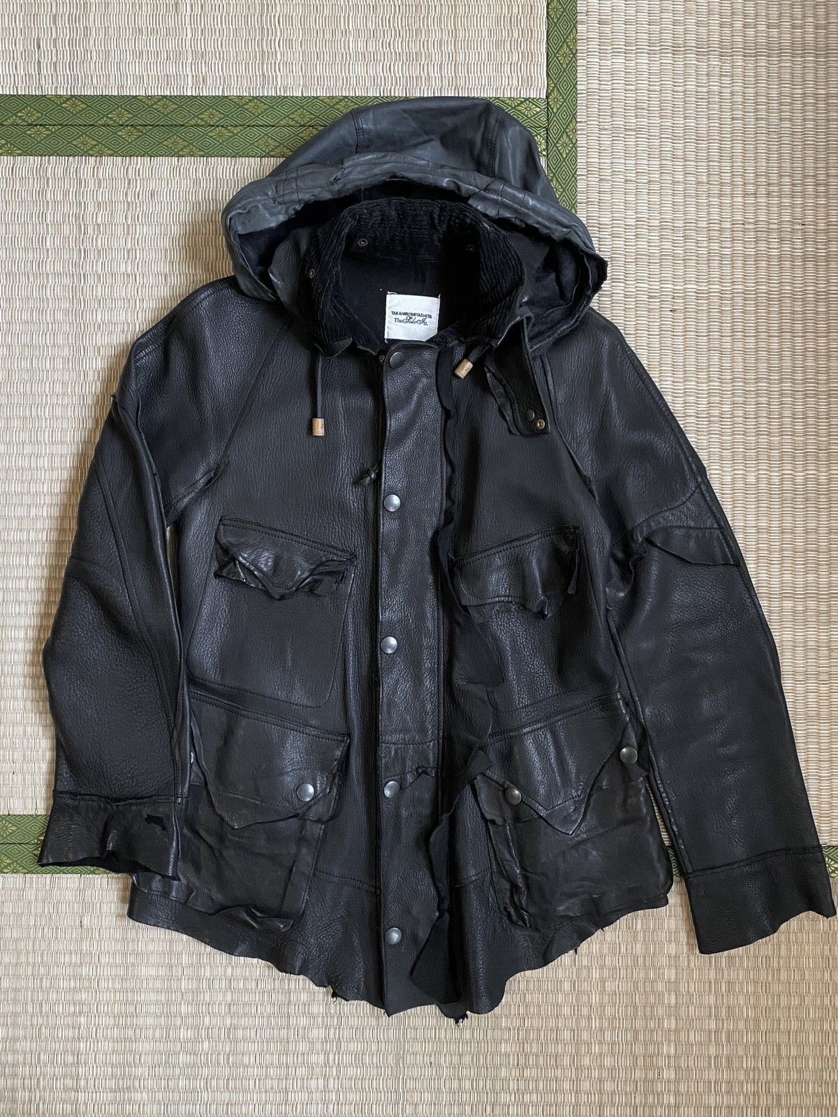 image of Takahiromiyashita The Soloist Aw12 Rain Leather Jacket in Black, Men's (Size Small)