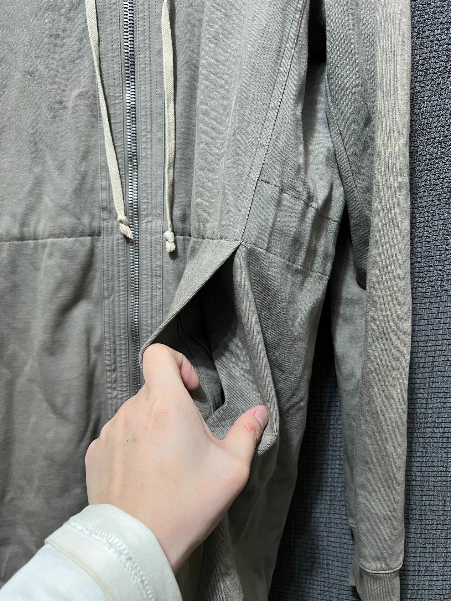 Rick Owens Rick Owens 17FW mainline zip sweatshirt jacket Size US M / EU 48-50 / 2 - 6 Thumbnail