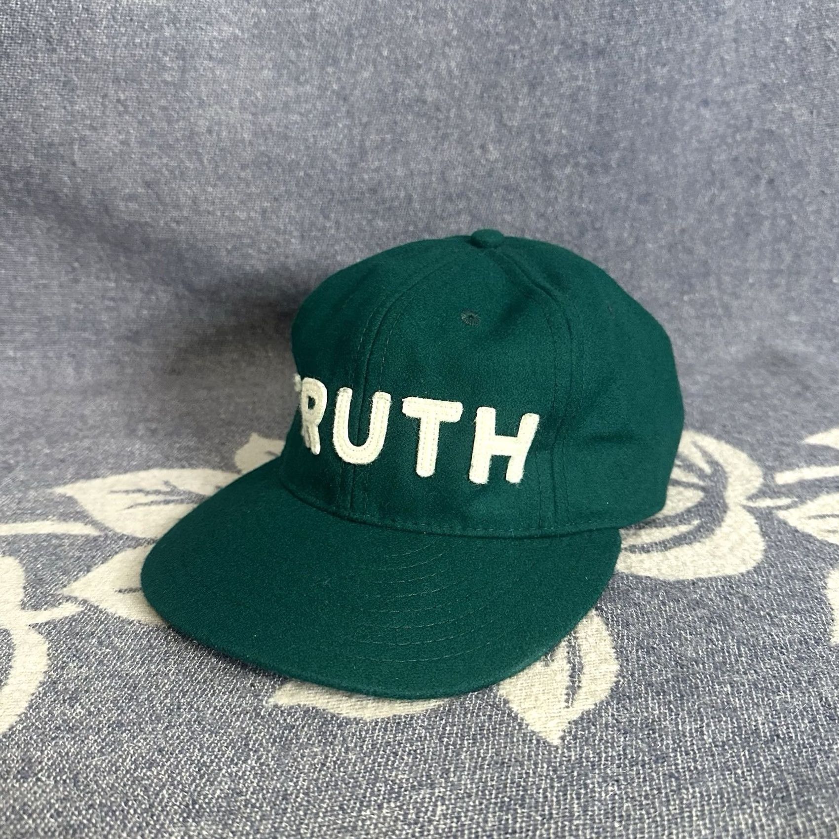 Ebbets Field Flannels Ebbets Field Flannels Beer Rhinegeist Wool Hat Green Adjustable OS Baseball Cap Mens Size ONE SIZE - 3 Thumbnail