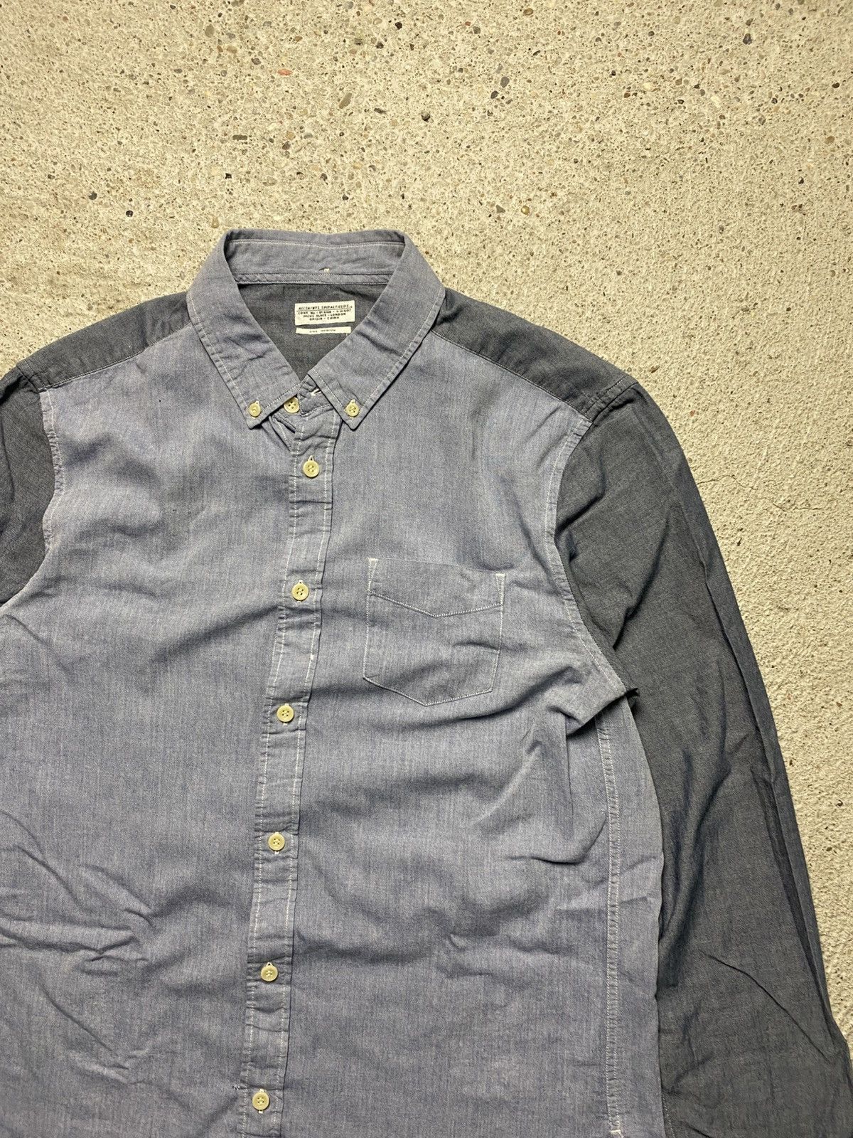 Allsaints × Vintage Allsaints vintage shirt blue navy old money Size US M / EU 48-50 / 2 - 1 Thumbnail