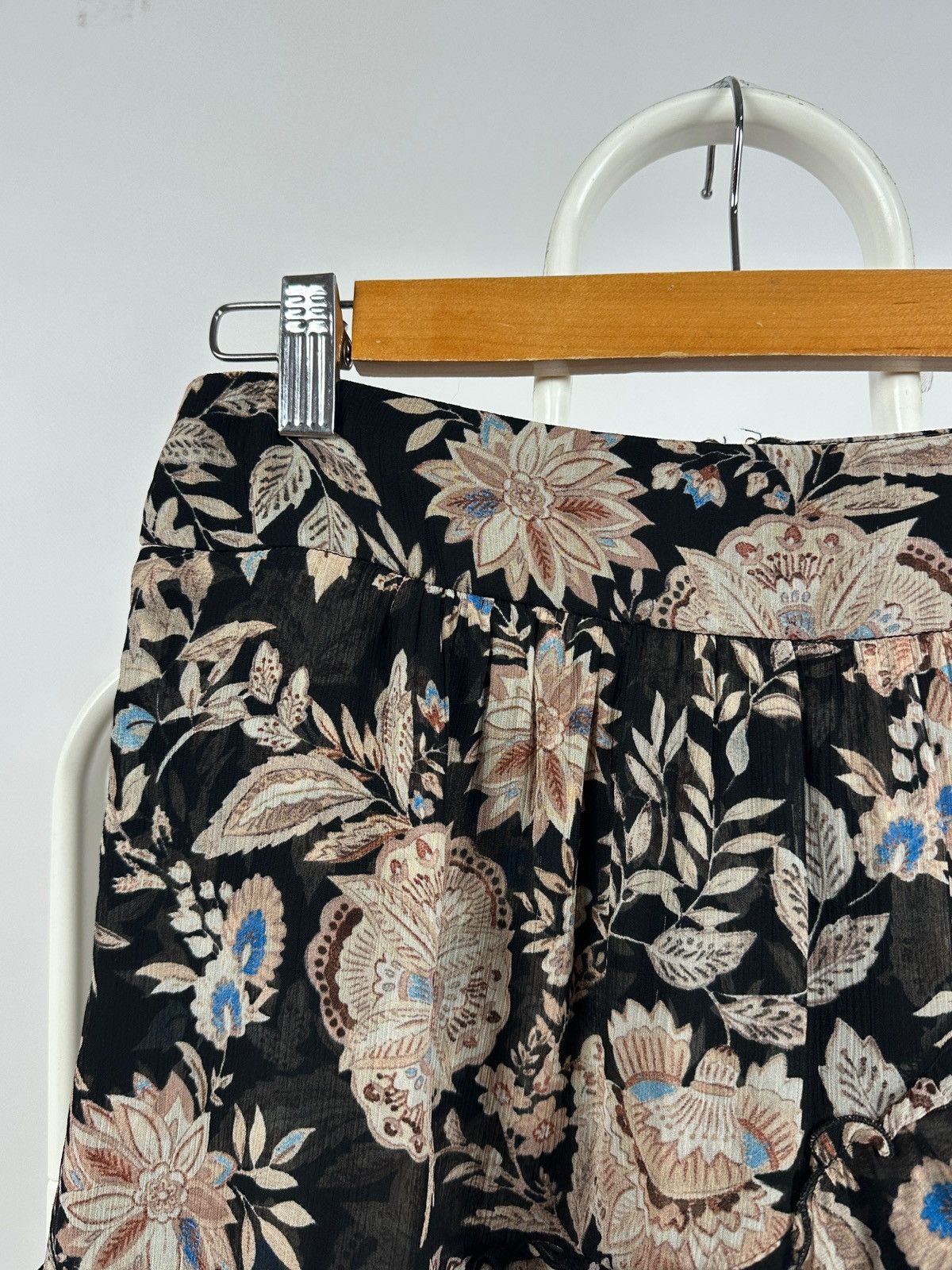 Sezane Sezane Carolina Floral Print Mini Skirt Size 26" / US 2 / IT 38 - 6 Thumbnail
