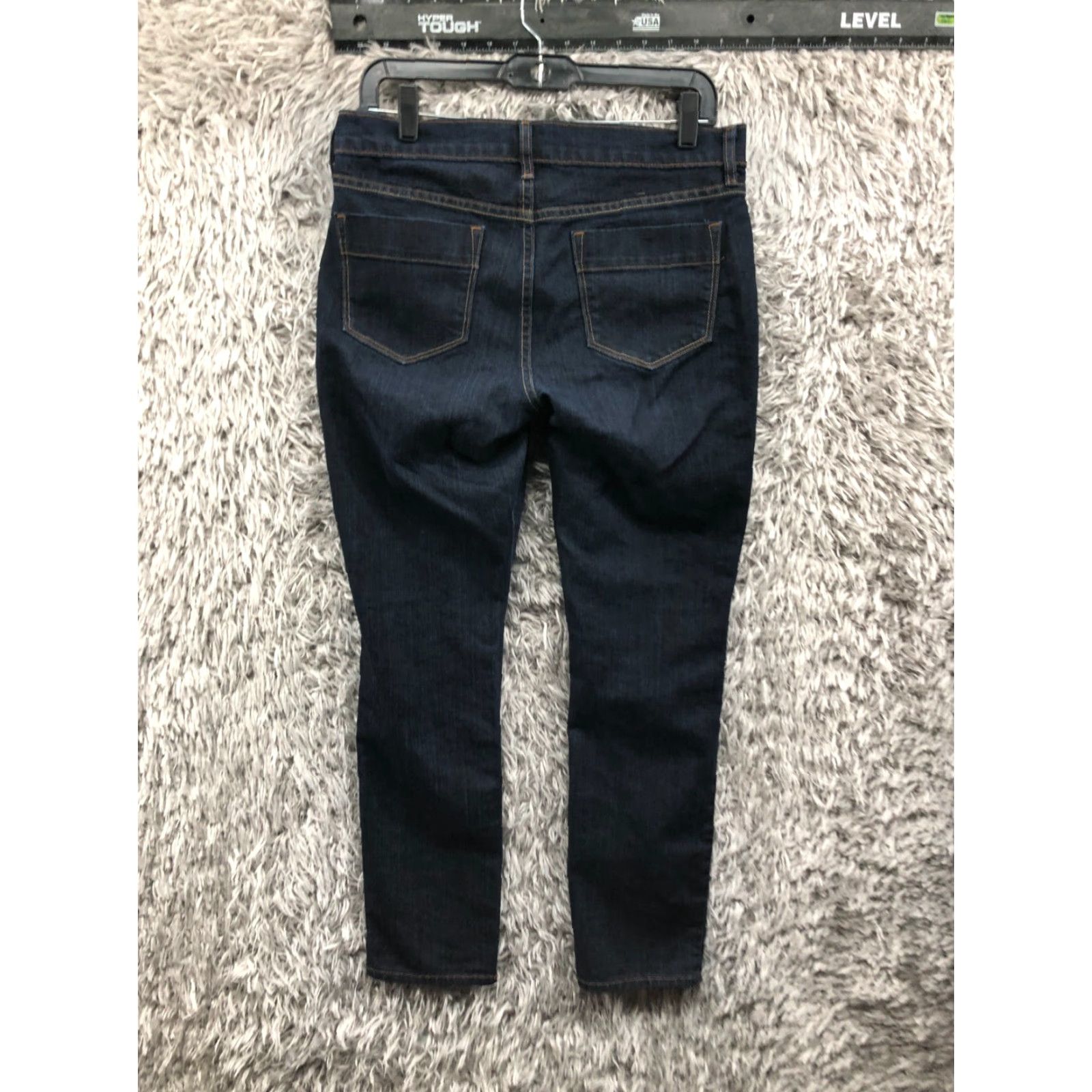 Old Navy Old Navy Jeans Size 6 Short Womens Dark Wash Blue Skinny Denim Regular Waist 31 in 5-Pocket Size 28" / US 6 / IT 42 - 5 Thumbnail