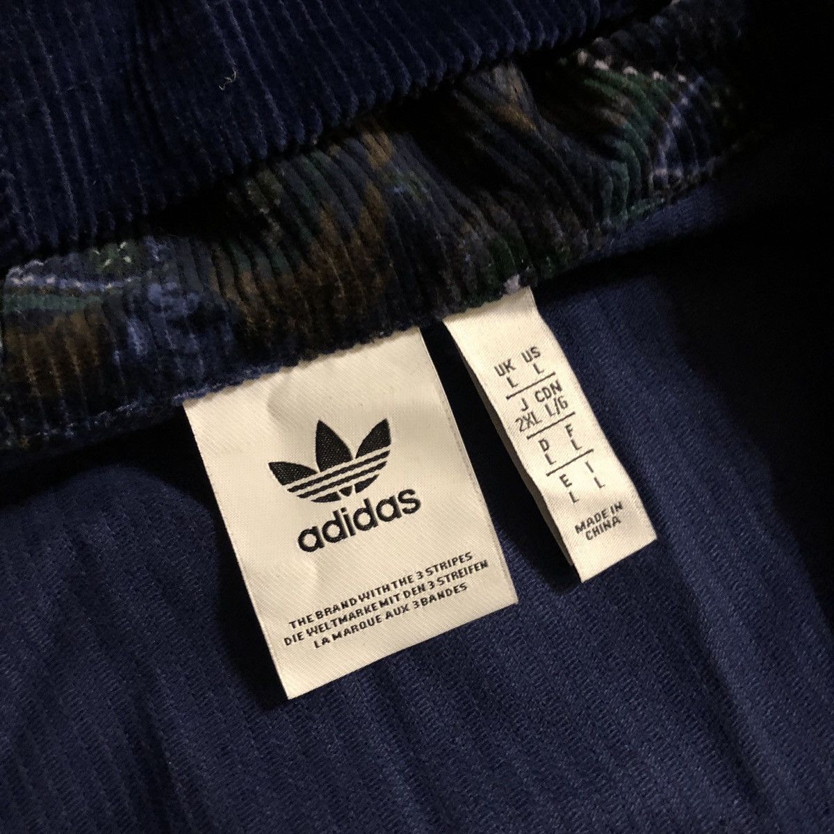 Adidas Adidas Corduroy Hoodie - L Size US L / EU 52-54 / 3 - 5 Thumbnail