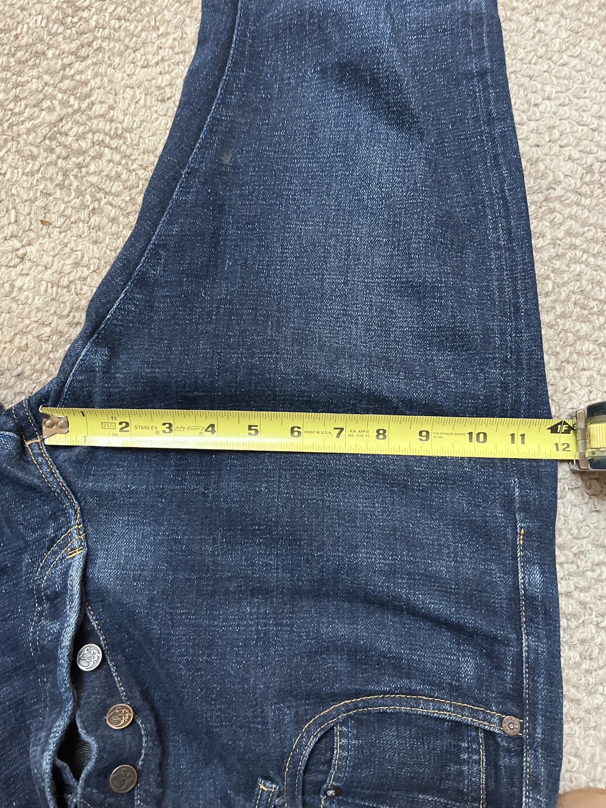 Tanuki Tanuki T1030HT (天 “Ten”) High Tapered Jeans 12.5oz Size US 32 / EU 48 - 11 Thumbnail