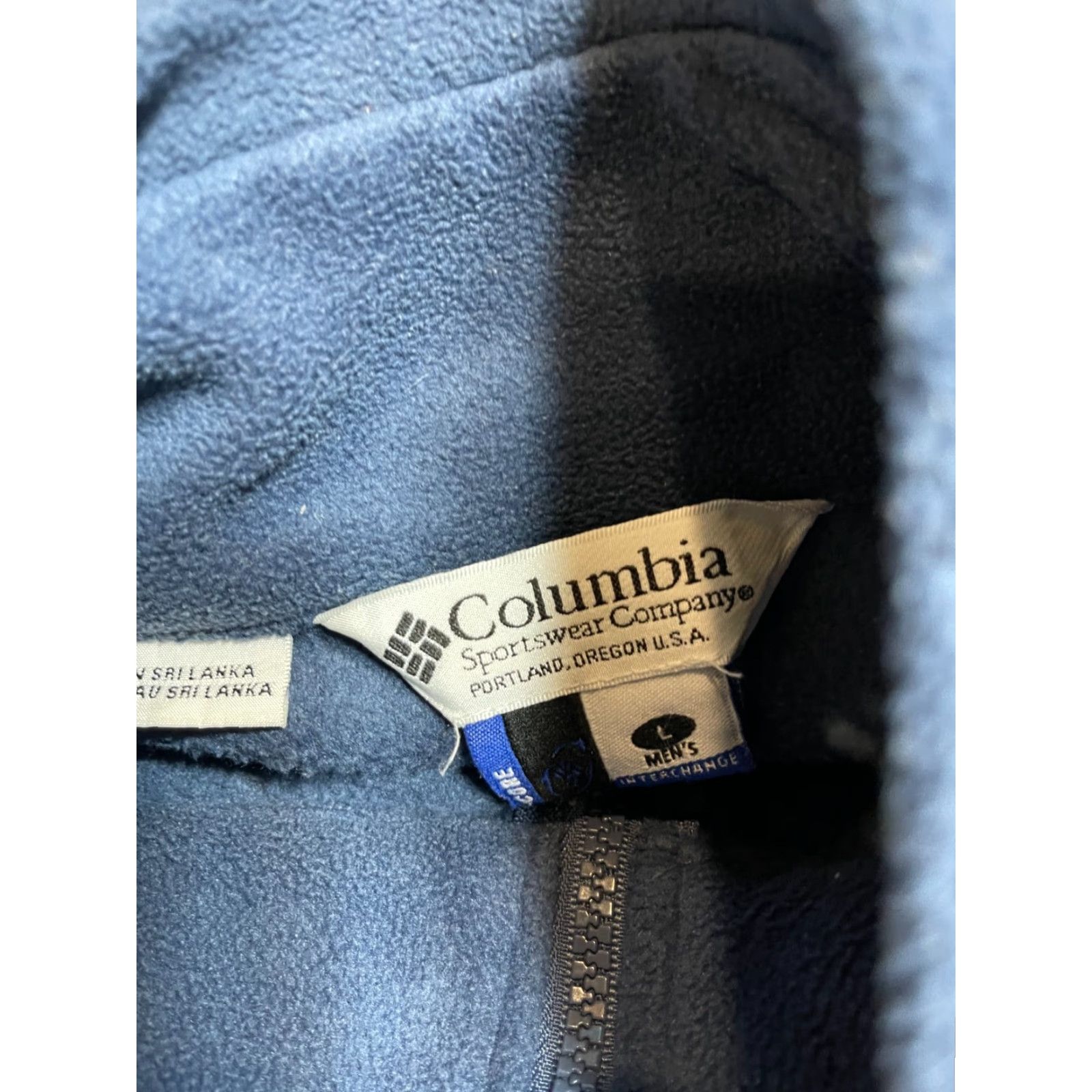 Vintage Columbia Jacket Mens Long Sleeve Blue Full Zip Large L Size US L / EU 52-54 / 3 - 4 Thumbnail