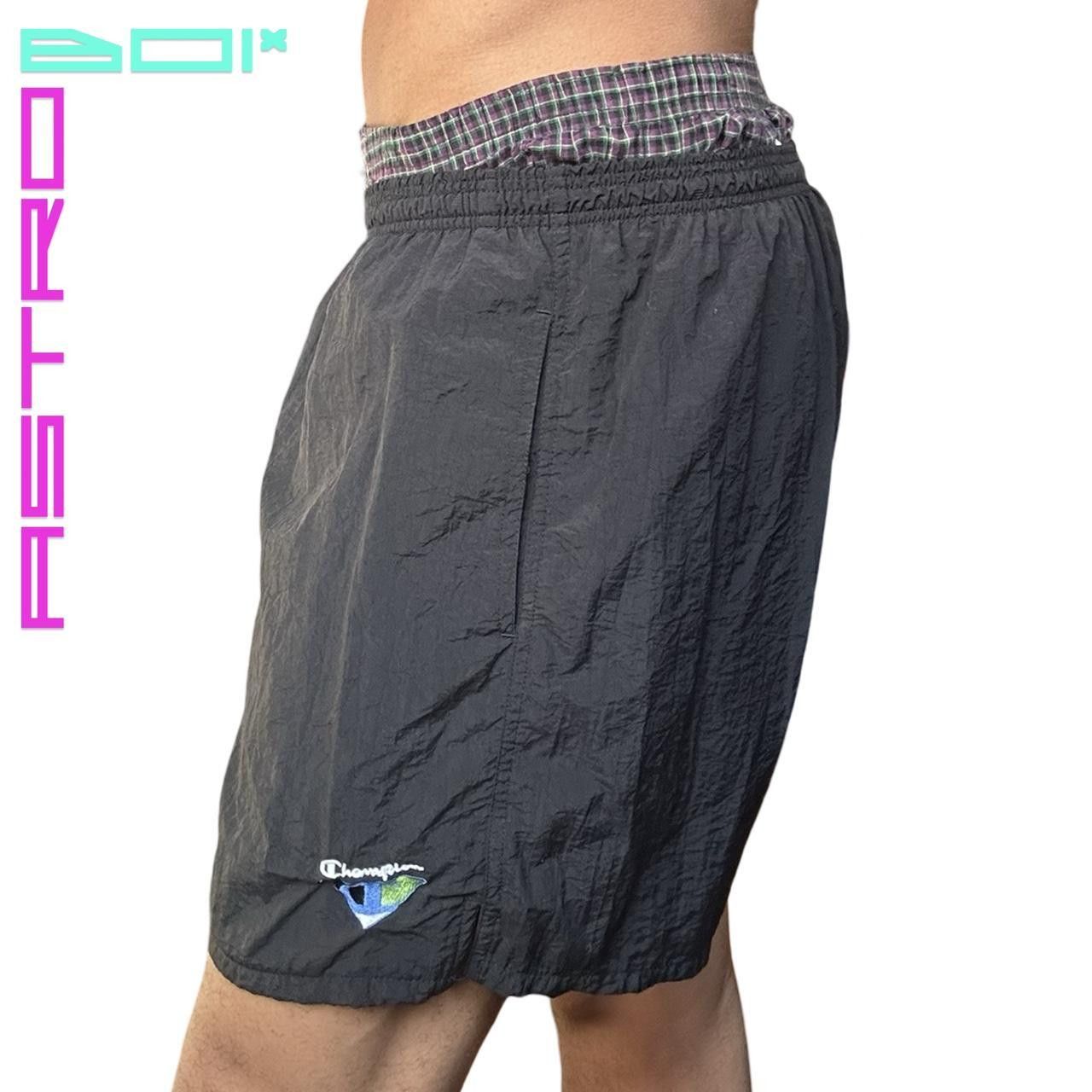 Champion Vintage Champion Men's Black Nylon Swim Shorts - xl Size US 34 / EU 50 - 4 Thumbnail