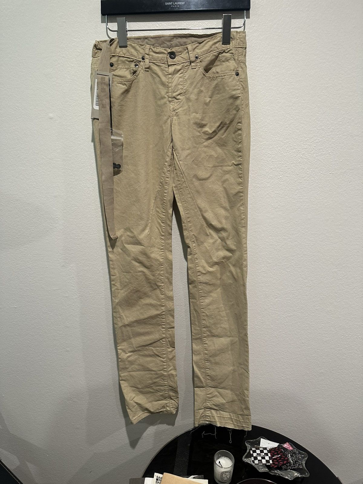 image of Olmar Mirta x Rick Owens Moleskin Pearl Berlin Pants in Tan, Men's (Size 30)