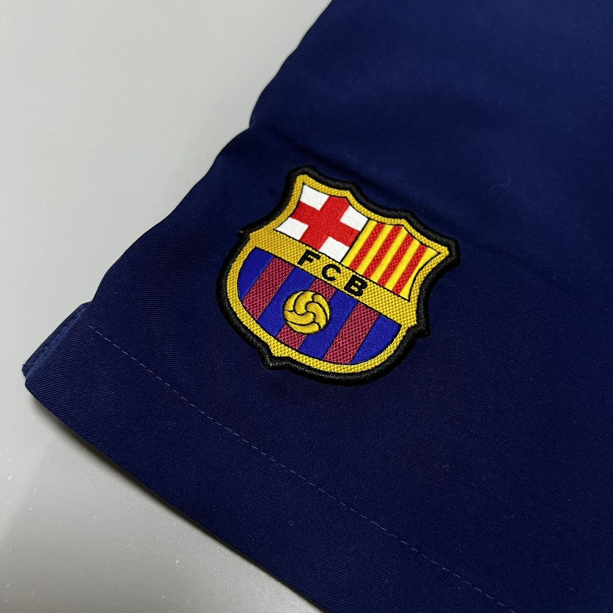 Nike × Vintage Nike F.C Barcelona Soccer Dri Fit men’s shorts y2k Size US 32 / EU 48 - 4 Thumbnail