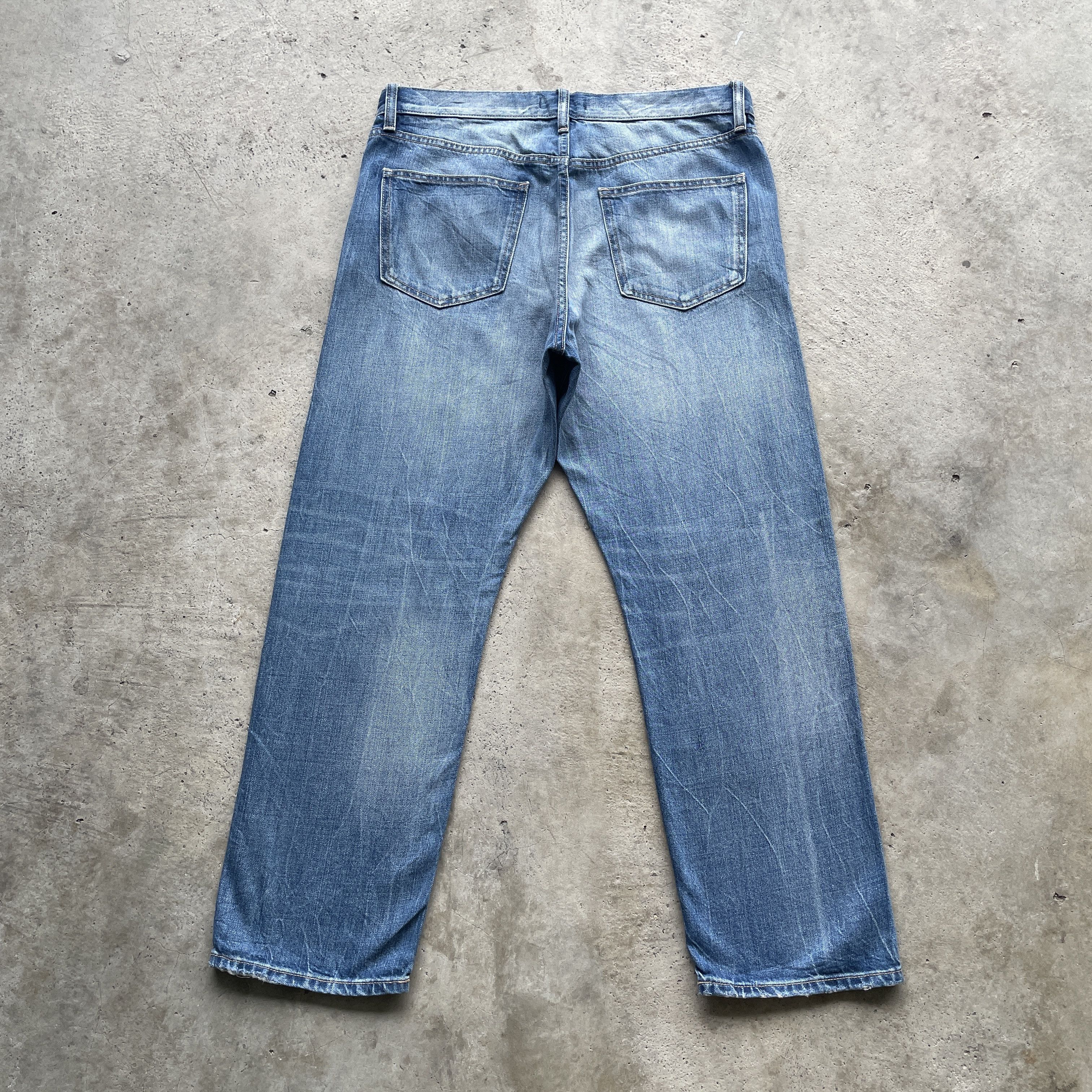 Japanese Brand VINTAGE JAPANESE JEANS FADED DENIM WASH PANTS W34x27.5 Size US 34 / EU 50 - 10 Thumbnail