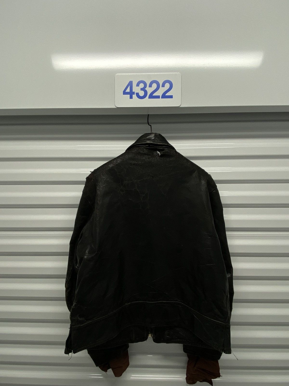 Vintage Enfants Riche Déprimés Style THRASHED 60s leather jacket Size US M / EU 48-50 / 2 - 14 Thumbnail