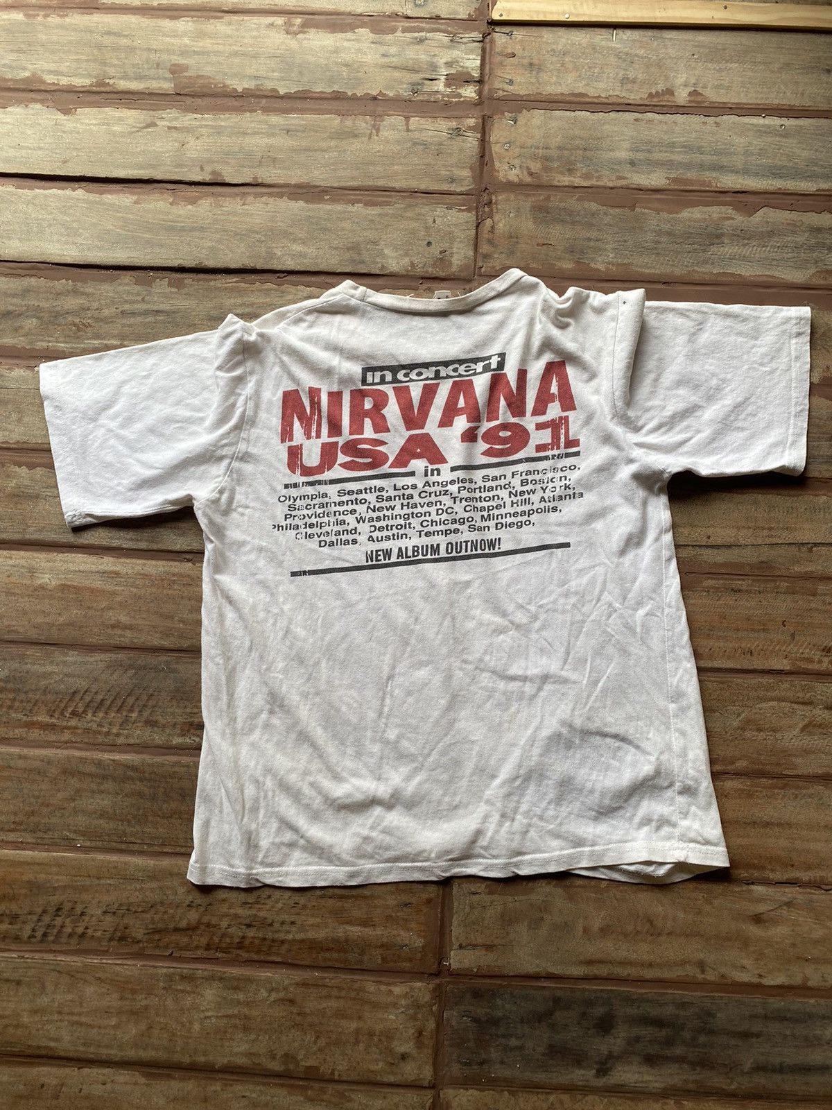 Band Tees × Vintage Vintage Nirvana in concert T Shirts Size US M / EU 48-50 / 2 - 5 Thumbnail