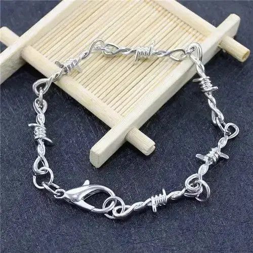 Jewelry Barbed Wire Bracelet Size ONE SIZE - 7 Thumbnail