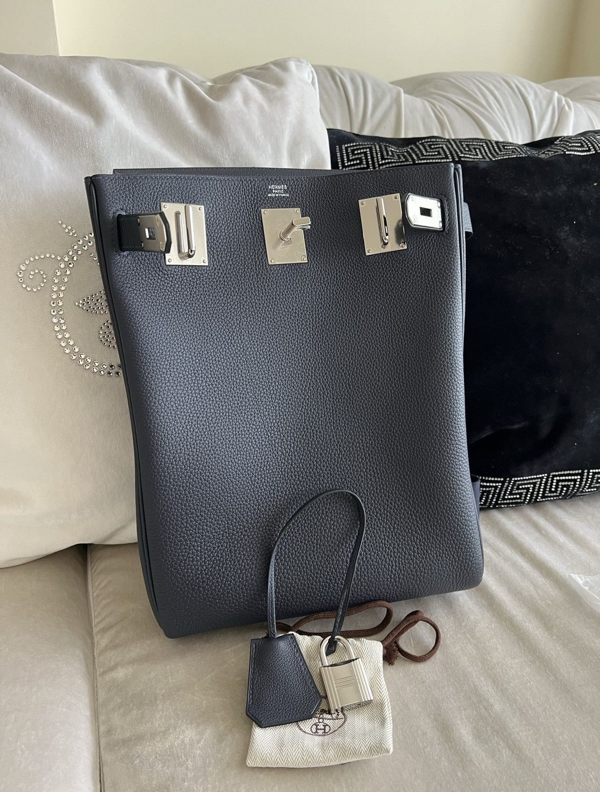 Hermes Hermes Hac a Dos GM Backpack Men’s “Midnight Blue” Size ONE SIZE - 9 Thumbnail