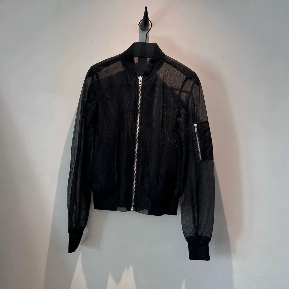 Rick Owens rick owens sheer mesh bomber jacket Size M / US 6-8 / IT 42-44 - 1 Thumbnail